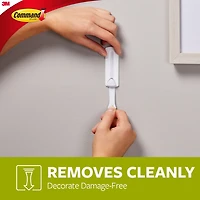 Command™ Wire Back Picture Hanger 17041C, Large, 1 Hanger, 2 Strips, 5 lb