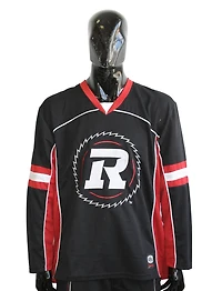 CFL Football Men's Ottawa Red Blacks Long Sleeve Poly T-Shirt