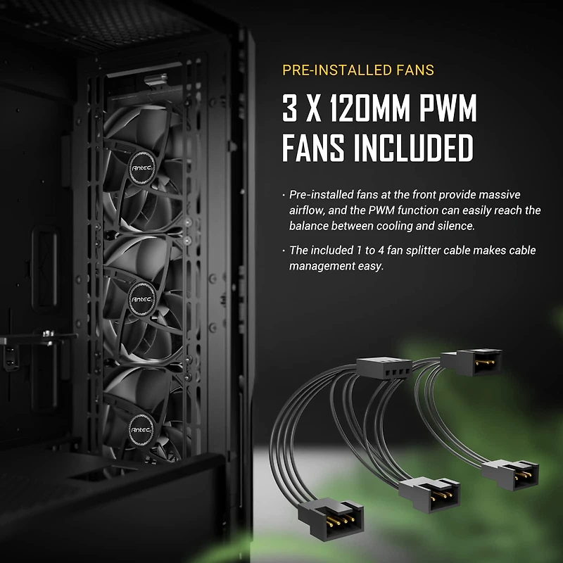 Antec P20CE - Tour Centrale - Atex Étendu - Pas d'Alimentation - USB/Audio