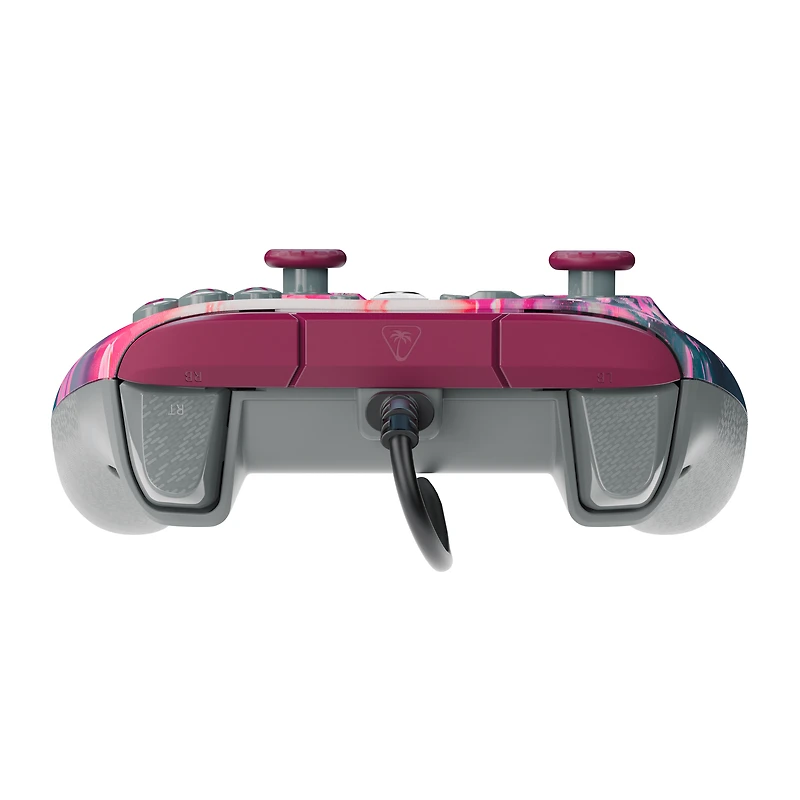 Manette de gaming filaire Turtle Beach Rematch Advanced - Sous licence pour Xbox Series X|S, Xbox One et PC Windows - Lenticulaire, multi-design, boutons programmables, gâchettes - Kyoto Bloom