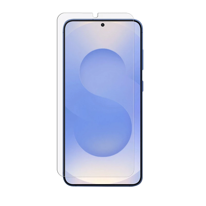 Onn. Premium Japanese Tempered Glass Screen Protector for Samsung Galaxy S25 with Easy Application Tray, Scratch and Impact Absorbing, Scratch & Impact Absorbing