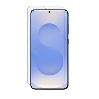 Onn. Protecteur d'écran en verre trempé japonais de qualité supérieure pour Samsung Galaxy S25 avec plateau d'application facile, absorbant les rayures et les chocs Absorbant les rayures et les chocs