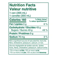 Crush orange boisson gazeuse 12 x 355 mL, canettes 12x355mL