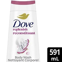 Dove Body Wash for Healthy Looking Skin, Replenishing Dragon Fruit & Coconut Cream, with 24hr Renewing MicroMoisture, 591mL, 591 ml