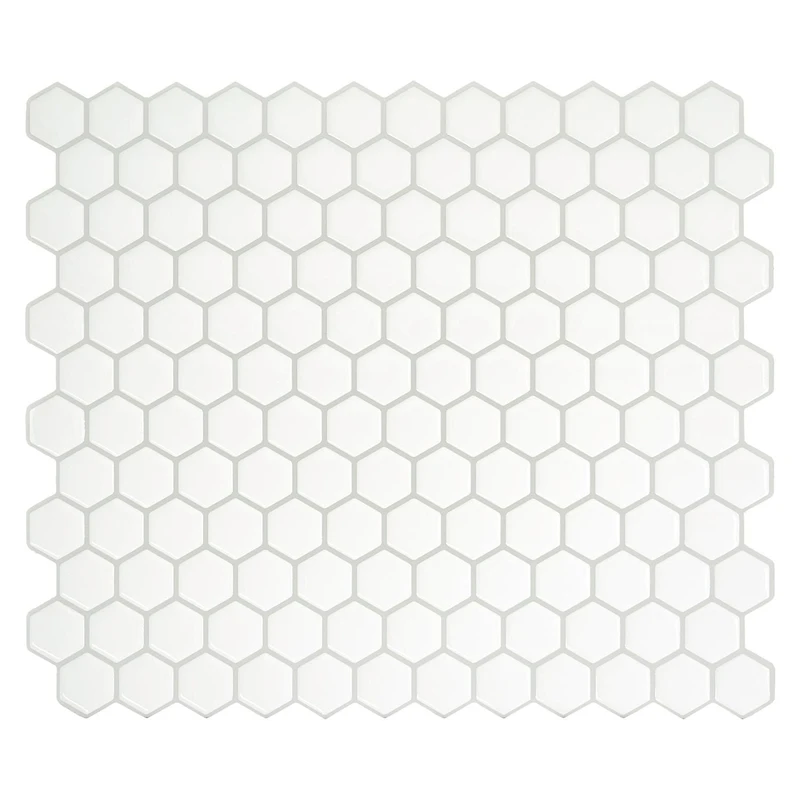 SMART TILES PEEL & STICK BACKSPLASH - HEXAGO - 4 Pieces 11.27 x 9.63