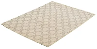 ECARPETGALLERY Tapis Fait à la Main pour Salon, Salle à Manger et Chambre à Coucher Floral Collection Collage 4'7" x 6'5" en Gris