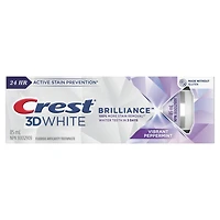 Dentifrice Crest 3D White Brillance, Menthe poivrée pétillante 85ML