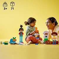 LEGO DUPLO Town Des personnages à construire avec de grandes émotions 10423 Ensemble de construction (71 pièces)