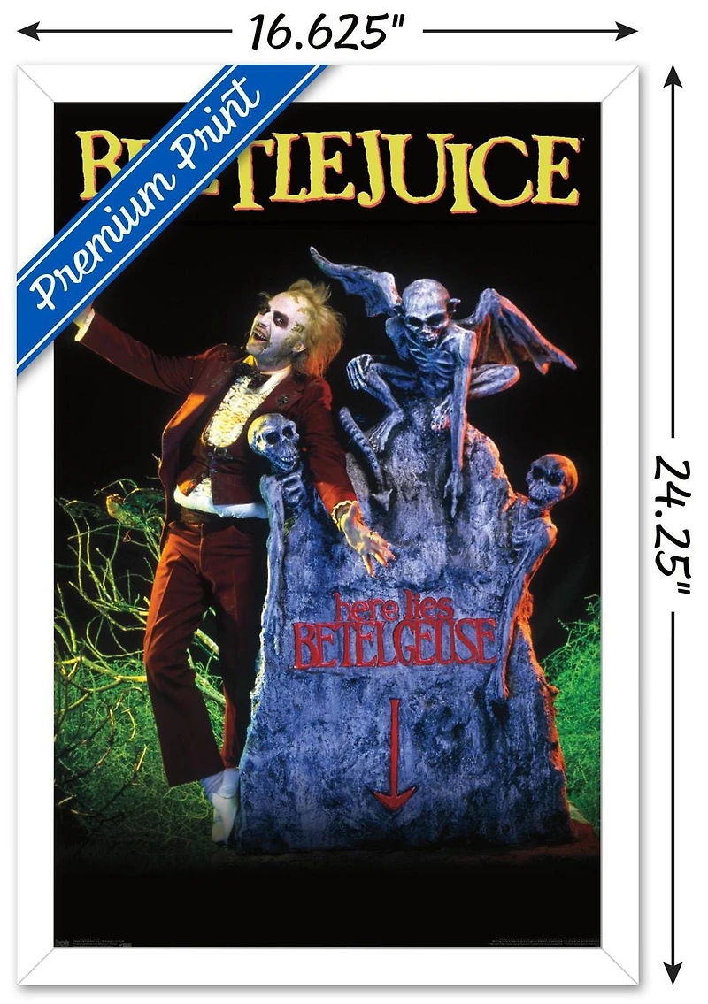 Beetlejuice - Grave Wall Poster