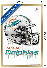 NFL Miami Dolphins - Casque anti-goutte 20
