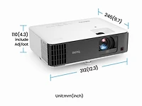BenQ Projecteur à Courte Focale TK700ST 4K HDR 3000lm pour Films et Jeux