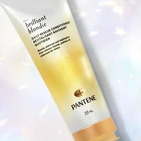 Revitalisant ravivant quotidien Pantene Brilliant Blondie pour cheveux colorés blonds, sans parabènes