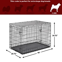 MidWest Ultima Pro Double-Door Folding Dog Crate