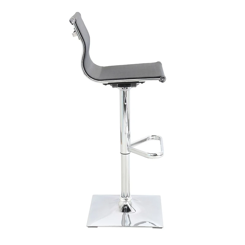 LumiSource Mirage Contemporary Adjustable Barstool