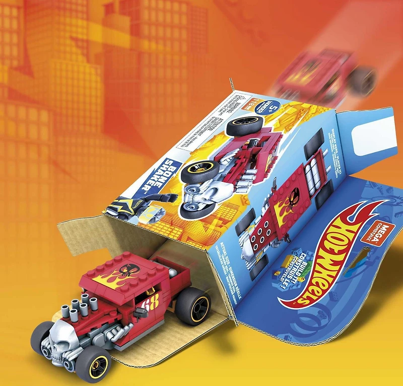 Hot Wheels Mega Construx Bone Shaker - 118 Blocs
