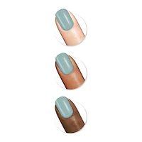 Sally Hansen Miracle Gel, vernis à ongles en gel, vernis à ongles résistant à l'écaillage, dure jusqu'à 8 jours Réussissez une manucure* qui dure jusqu’à 8 jours depuis le confort de votre domicile grâce au Sally Hansen Miracle Gel™. Notre vernis à ongles simili-gel 100 % végétalien vous donne des résultats de qualité professionnelle en 2 étapes simples (vernis + couche de finition)