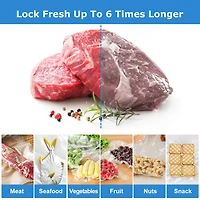 Mainstays 8 in. Vacuum Seal Roll, 8 in. x 20 ft , 2 Pack , Clear