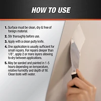 DAP Canada Alex plus Spackling 237ml, Professional Strength.Repairs Drywall, Wood&Metal