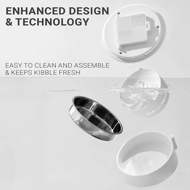Instachew Purechew Mini Automatic Smart Cat Feeder, Smart Food Dispenser for Cats and Dogs, Automatic Dog Feeder