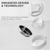Instachew Purechew Mini Automatic Smart Cat Feeder, Smart Food Dispenser for Cats and Dogs, Automatic Dog Feeder
