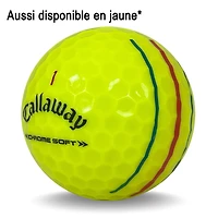 Mulligan - 48 balles de golf récupérées Callaway Chrome Soft Triple Track 5A, Blanc