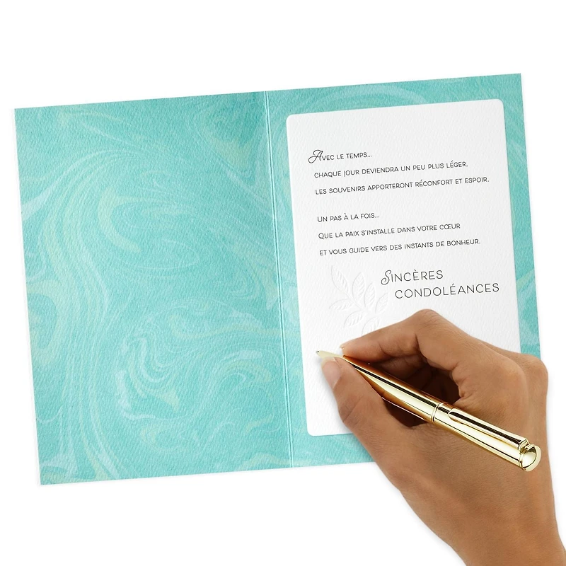 Hallmark Sympathy Card (Paix)