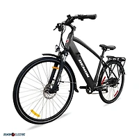 Demon Electric Vélo électrique de 27,5 pouces, moteur de 350 W 48V, vélo électrique pour les adultes, 32 km/h, vélo électrique de ville Shimano 9 vitesses, Noir