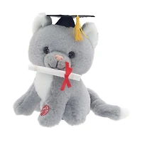 Musical Animated Electronic Cat Plush for Graduation