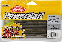 Berkley PBTG5-GPC Appât souple général PowerBait, Action Wiggle classique, nouvelles couleurs.  5-1/4" 8ct.  Vert Citrouille/Chartreuse PowerBait Bâton souple Appât, Citrouille/Chart