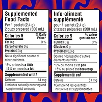 Mio Energy Peach Mango Energy Drink Mix, 2.4 G Packets, 10 Ct Box, Powders, 10pk