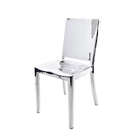 Roxan Dining Chair made oF Stainless Steel SET OF 2