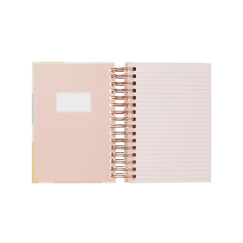 C.R. Gibson "Beauty Grows From Within" Twin Wire Chunky Journal, by Markings, 1" Rose Gold Spiral Binding, Notebook, Journal, Organizer