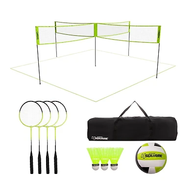 Ensemble combo 4 carrés volleyball / badminton TRIUMPH