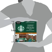 Starbucks PIKE PLACE Medium Roast Keurig K-Cup Coffee Pods 44 ct PIKE PLACE K-Cup, 44 ct