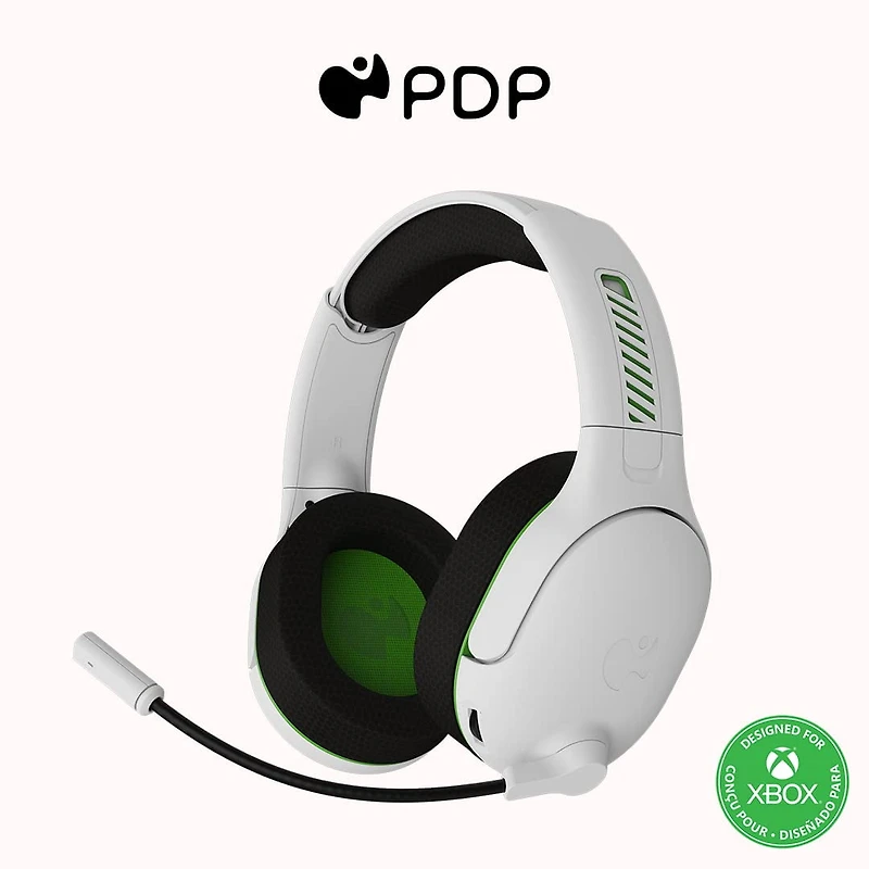 PDP AIRLITE Pro Wireless Headset: White - Xbox Series X|S, Xbox One, & Windows 10/11, PDP AIRLITE Pro WL HS: White