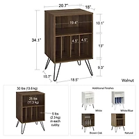 Concord Turntable stand, Noyer