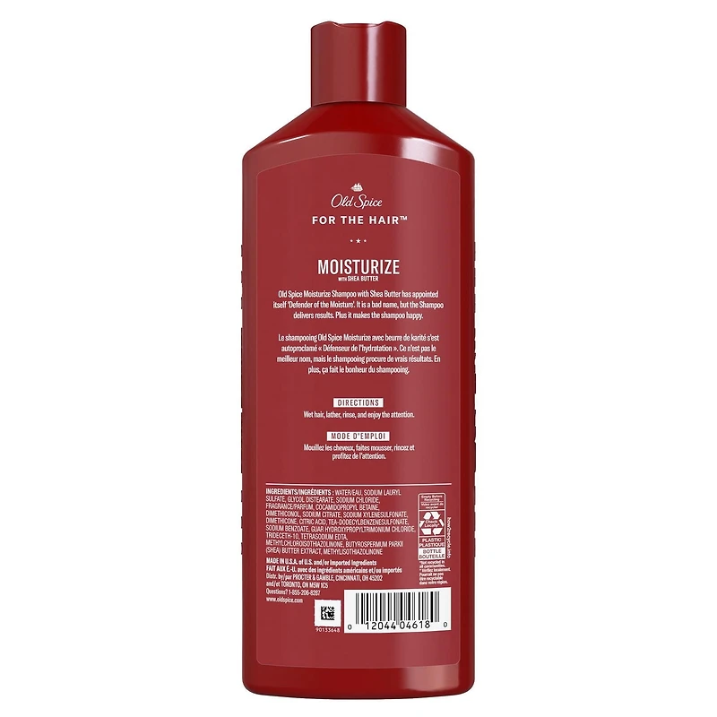 Old Spice Moisturize with Shea Butter, Shampoo for Men