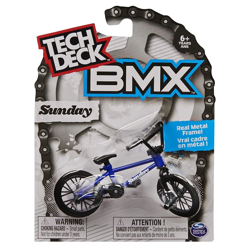 Tech Deck, Finger BMX, Sunday Bikes, Bleu/Noir, Série 16