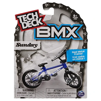Tech Deck, Finger BMX, Sunday Bikes, Bleu/Noir, Série 16