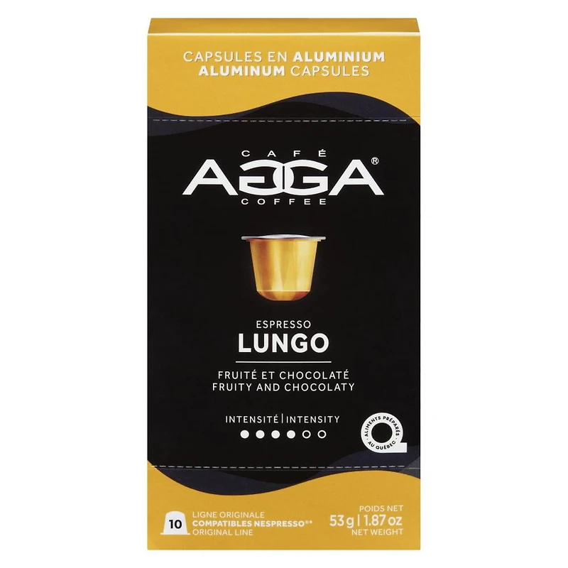 Capsules Lungo 10 unités