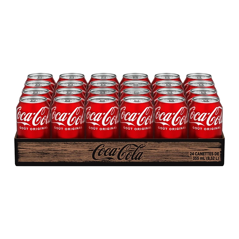 Coca-Cola Cannettes, 355 mL, 24 Pack 24 x 355 mL
