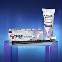 Dentifrice Crest 3D White Brillance, Menthe poivrée pétillante 85ML