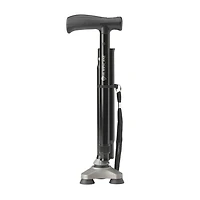 HurryCane Freedom Edition Folding Cane with T Handle, Black, #1 selling cane in America