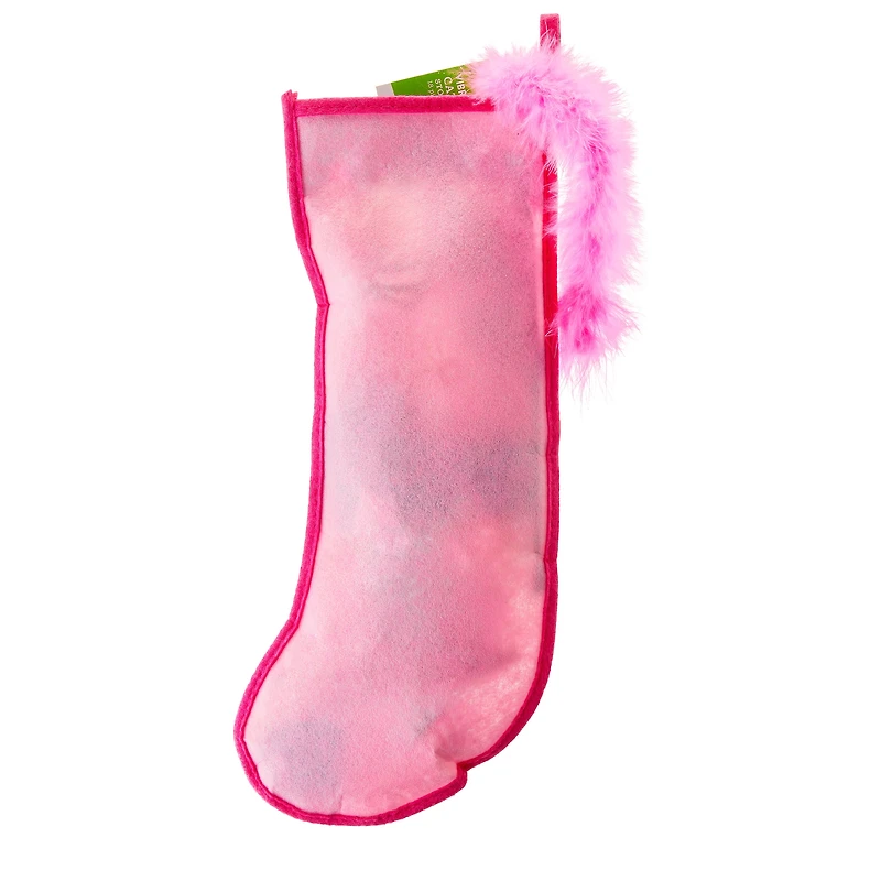 Vibrant Life Jeu cadeau de chaussettes de jouet de chat de vacances de 18 pièces, rose