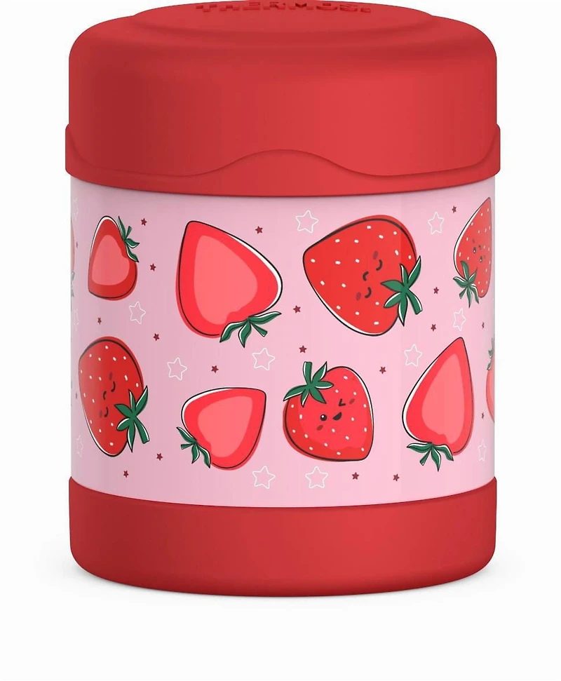 Thermos Kids Stainless Steel Vacuum Insulated FUNtainer Food Jar, 295 ml, Strawberries
