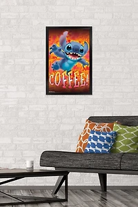 Disney Lilo and Stitch - Coffee Wall Poster