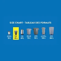 Sacs de cuisine transparents format Petit Great Value