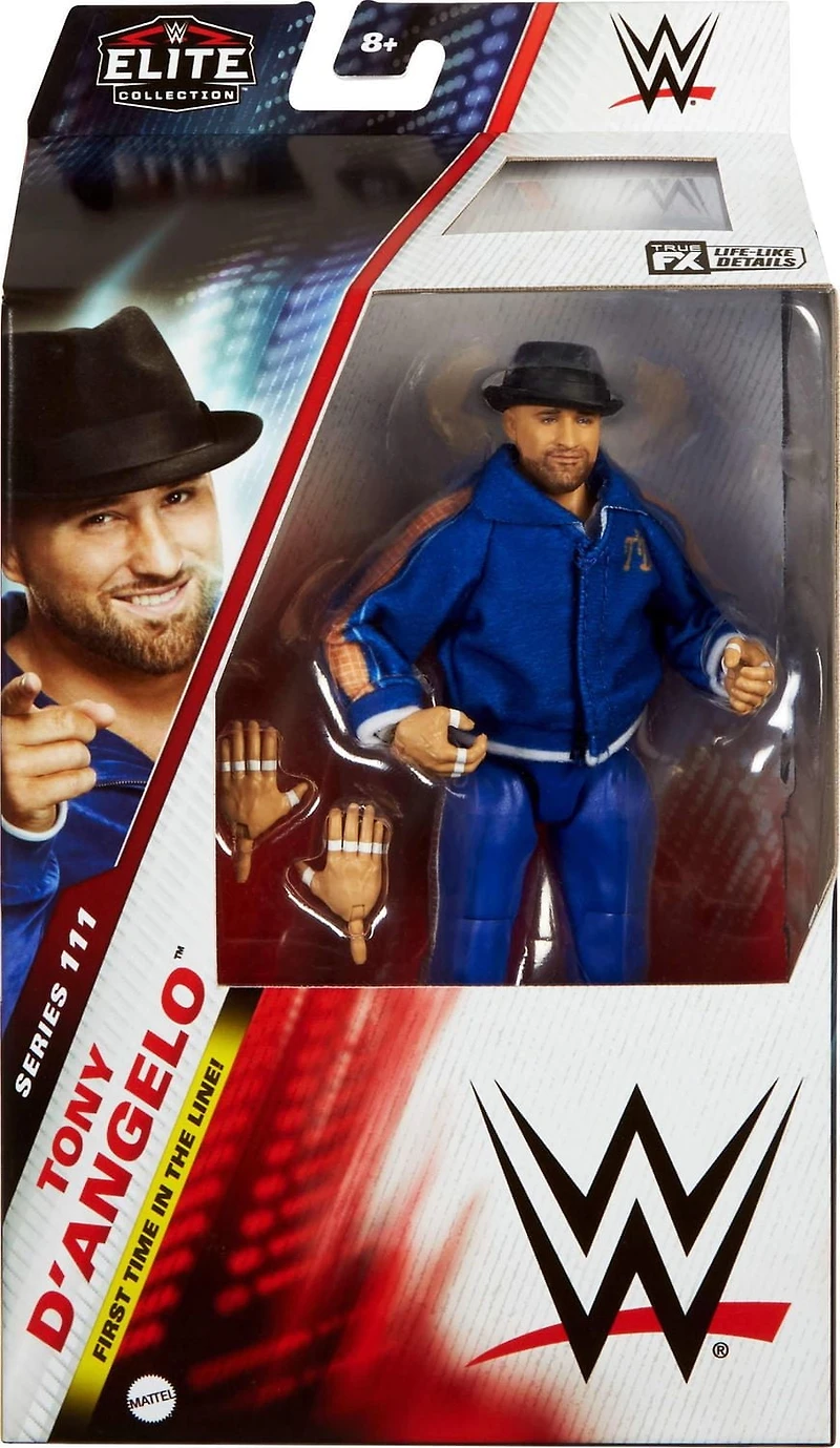 WWE Elite Tony D’Angelo Action Figure, 6-inch Collectible Superstar with Articulation & Accessories