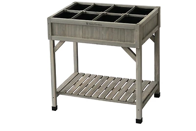 VegTrug – Jardinière surélevée de type platebande pour fines herbes - grise