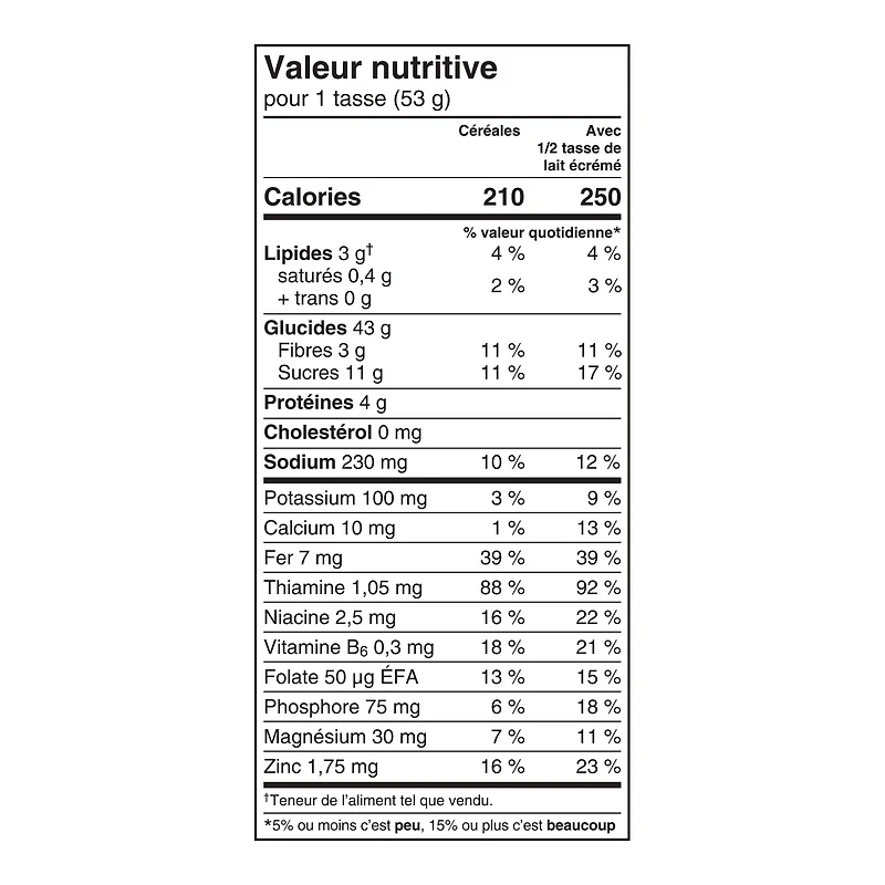Bouchées d’avoine au miel – Grillées au miel de Post, format familial 625 g